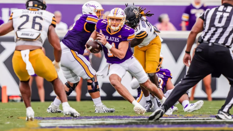 ecu football vs liberty football match player stats​